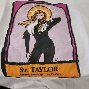 St. Taylor Swift Patron Saint to Cat Ladies Tshirt - RARE 2xl - $75 obo